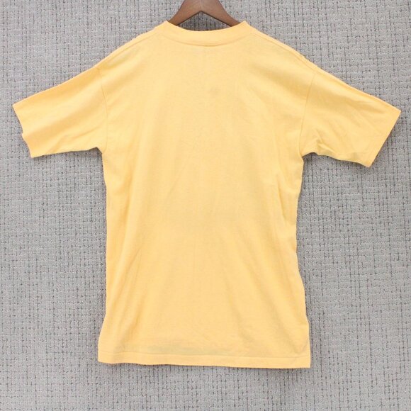 Vintage P.S.I Shirt Mens Large Yellow Short Sleeve Baltimore Sun Graphic Art Y2k - Picture 7 of 9